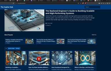 The Cypher Hub - Technical Blog